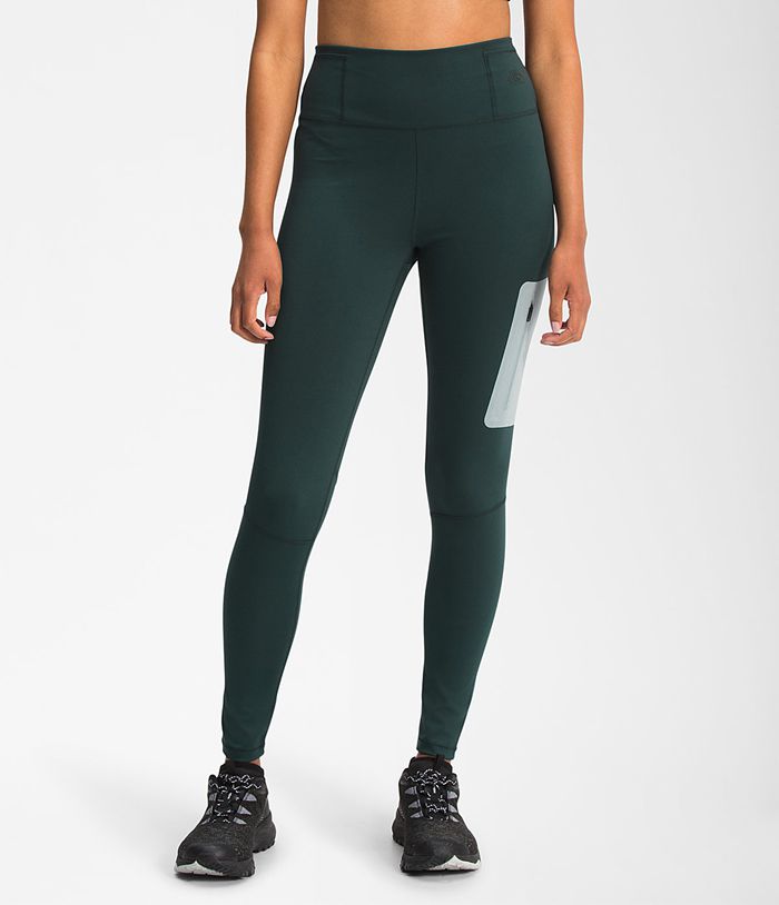 The North Face Paramount Tight Womens Leggings Dark Olive 574810-QXI